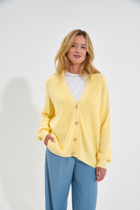 Кардиган 3.C.3-502.1-3 лимонный