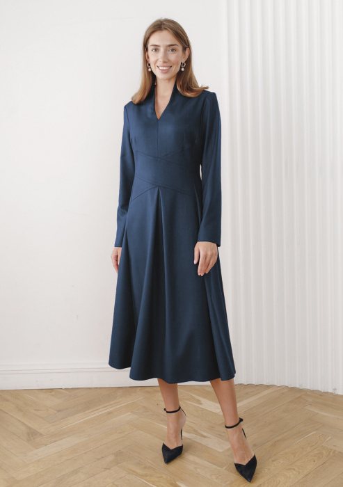 Платье 2.1.1-854-3 морск.волна