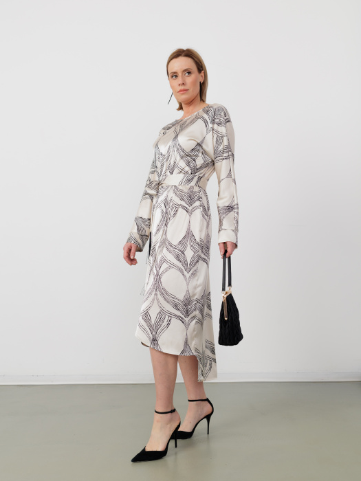 Платье 2.1.2-867-3 черн.граф.