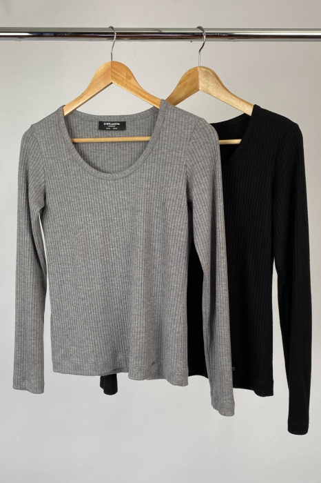 Блуза 12.1245.267 Серый