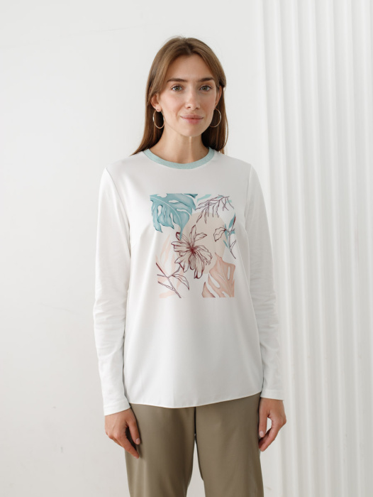 Лонгслив 4.6.2-234.1-3 роз принт