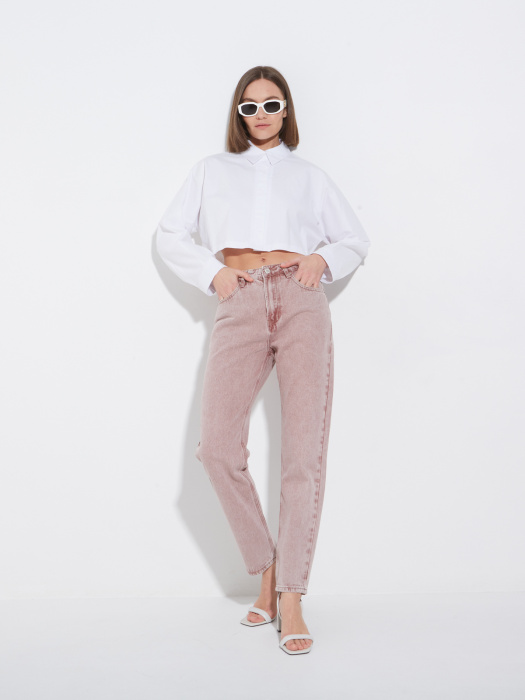 Джинсы MR19267 Розовый