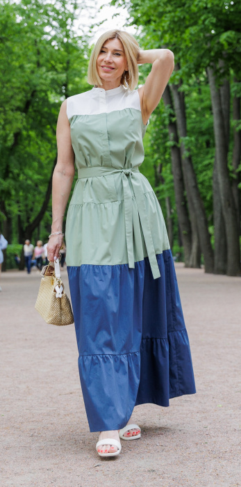 Платье 2.1.1-651-3 цветной