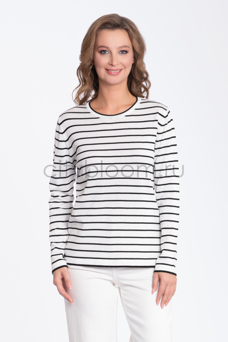 Пуловер BD5546 гранат/крем