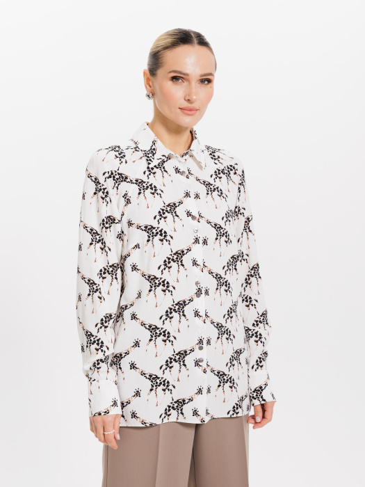 Рубашка 2.73.1-839-4 бел.жирафы