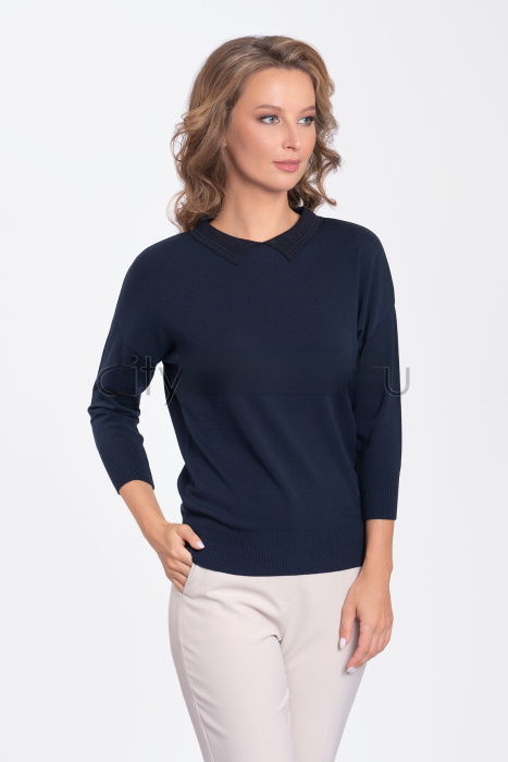 Пуловер SORIA темно-синий