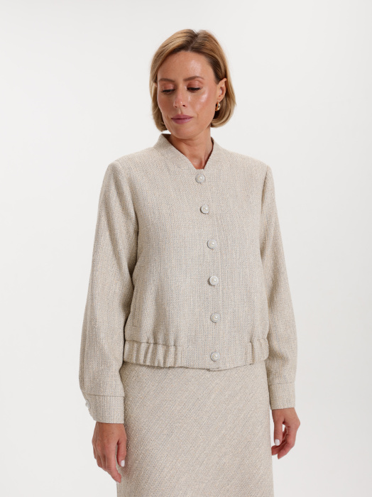 Жакет 2.3.3-859-4 жемч.твид