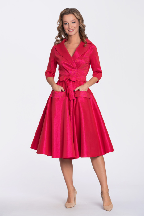 Платье 01-3430-05/1/23 коралл