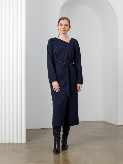 Платье 4.1.2-870-3 елка-синий