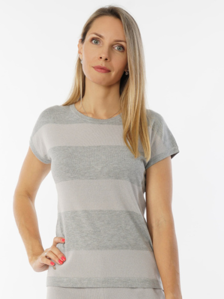 Джемпер М0305 сер-м