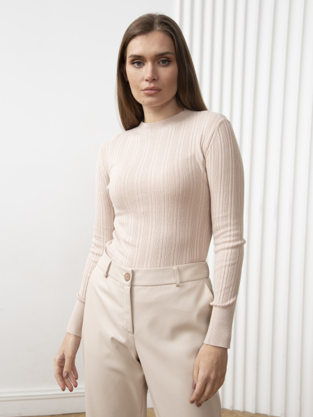 Лонгслив 3.DJ.1-131.1-3 бежево-роз