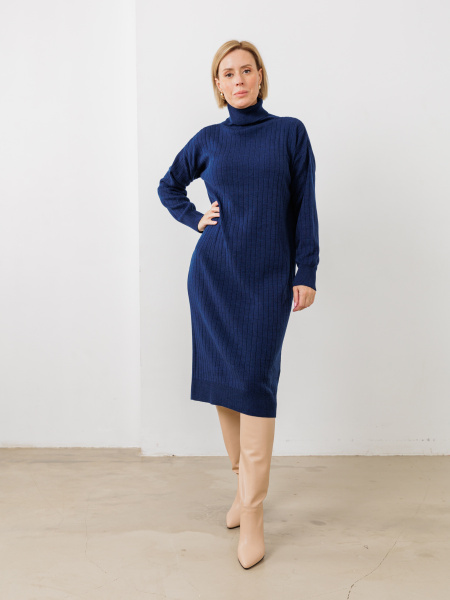 Платье 3.D.3-611-3 темно-синий