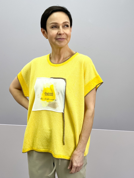 Джемпер KZK3144 sarı