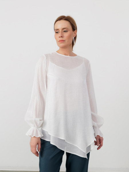 Блуза 2.7.2-845-3 снежн.люрекс