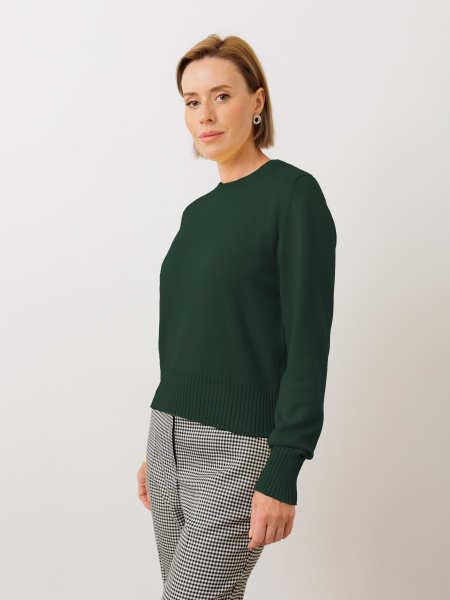 Джемпер 3.DJ.3-165-4 темно-зелены