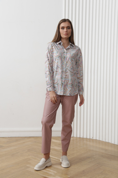 Рубашка 2.73.1-349-3 цветной прин