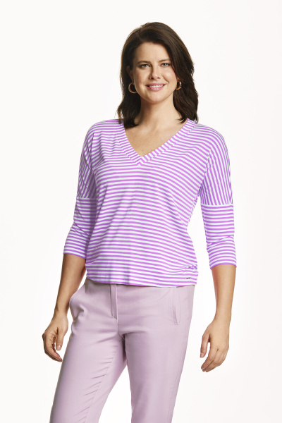 Лонгслив 45271 фиолетовый