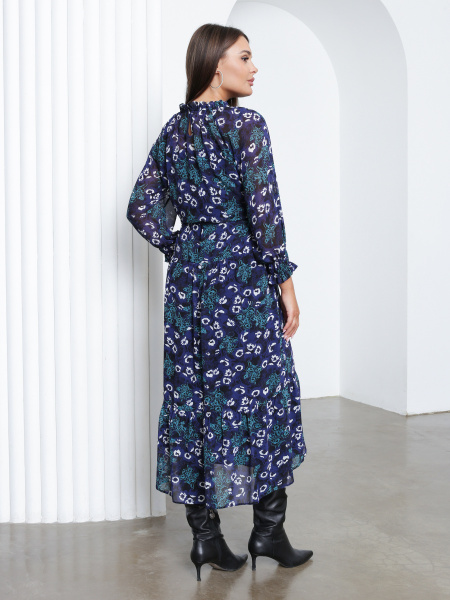 Платье 2.1.1-808-2 темно-синий