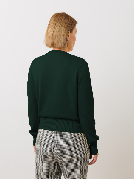 Джемпер 3.DJ.3-165-4 темно-зелены
