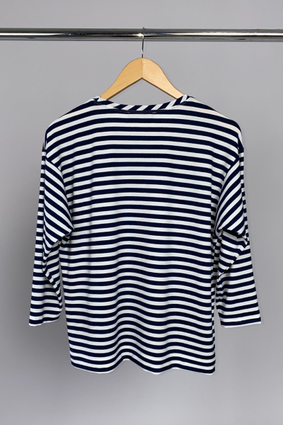 Лонгслив 13.1336.077 Сине-Белая По