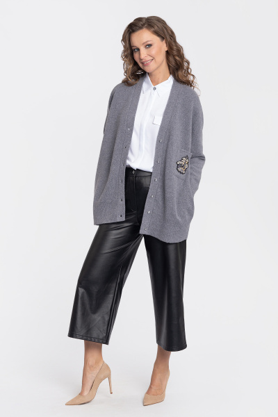 Кардиган BD5374 серый