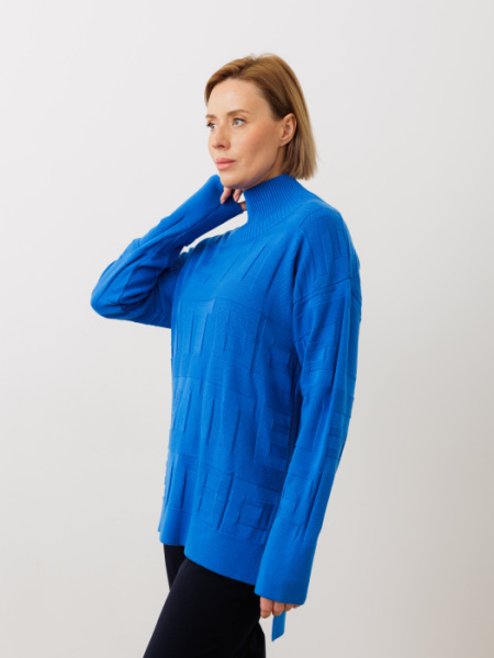 Джемпер 3.DJ.3-127-3 ярко-синий