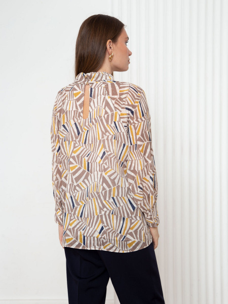 Блуза 2.7.3-370-3 цветн.принт