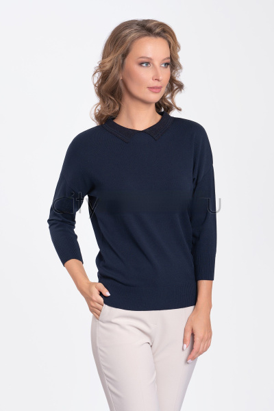 Пуловер SORIA темно-синий