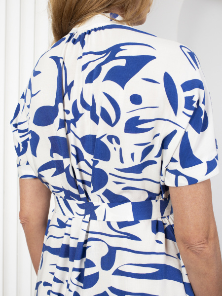 Рубашка 2.73.1-822-3 бело-синий