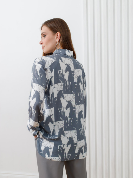 Рубашка 2.73.1-839-3 сер.принт