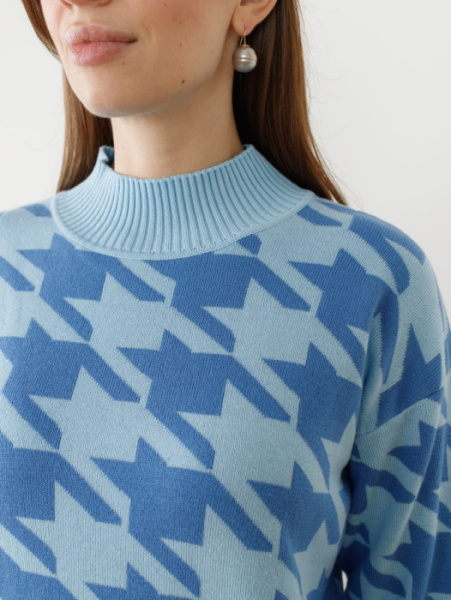 Джемпер 3.DJ.2-108-3 голубой