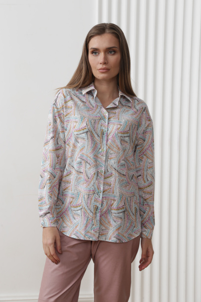 Рубашка 2.73.1-349-3 цветной прин