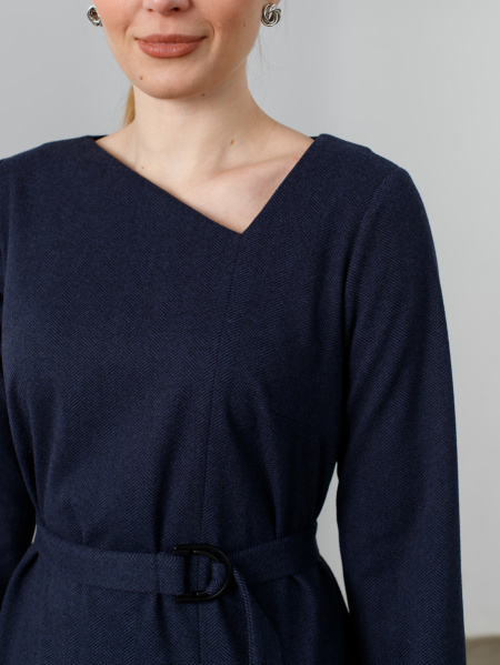 Платье 4.1.2-870-3 елка-синий