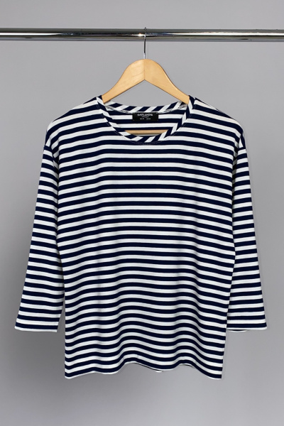 Лонгслив 13.1336.077 Сине-Белая По