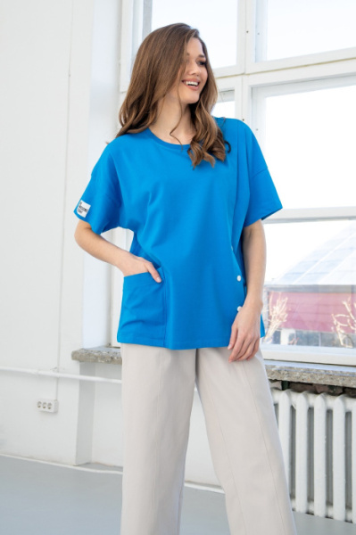 Блуза 13.1330.298 Голубой