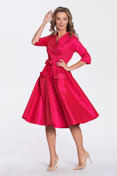 Платье 01-3430-05/1/23 коралл