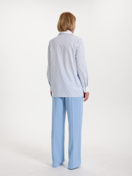 Рубашка 2.73.1-854.1-4 голуб/бел.