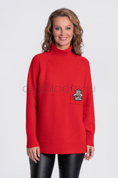 Свитер BD5272 красный