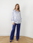 Блуза 2.7.1-371-3 бело-синий
