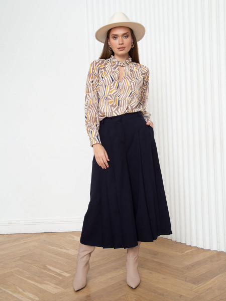 Блуза 2.7.3-370-3 цветн.принт