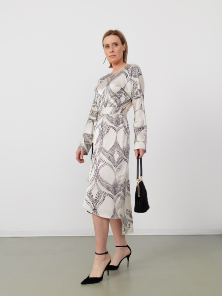 Платье 2.1.2-867-3 черн.граф.