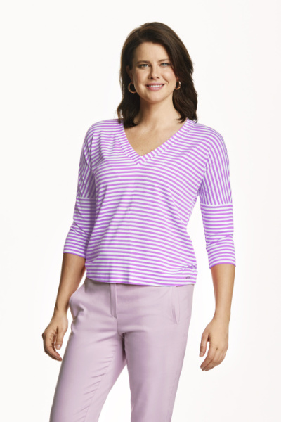 Лонгслив 45271 фиолетовый