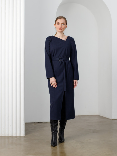 Платье 4.1.2-870-3 елка-синий