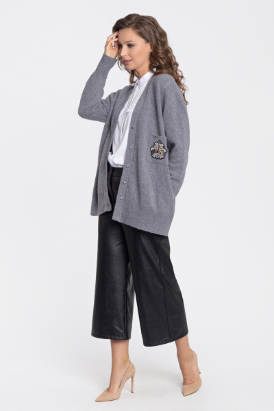 Кардиган BD5374 серый