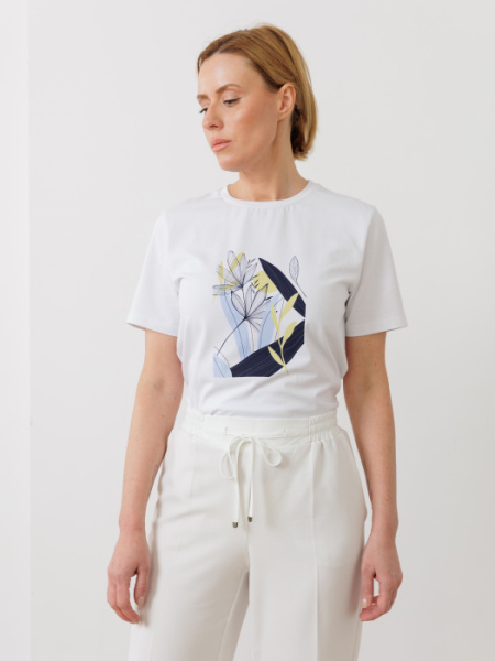 Джемпер 4.6.2-219-3 белый,желтый