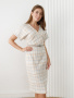 Платье 2.1.1-756-3 молочный/клет
