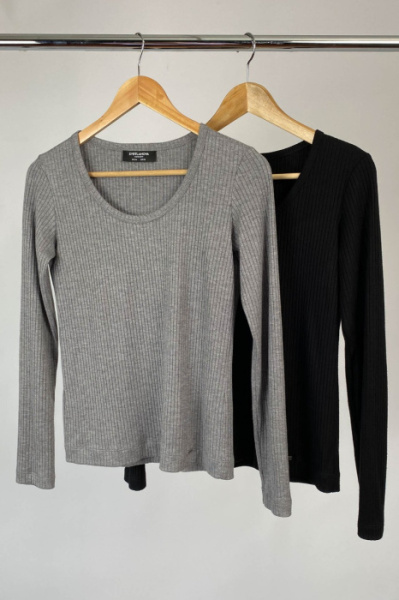 Блуза 12.1245.267 Серый