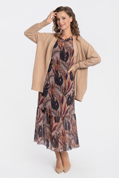 Кардиган BD5273 бежевый