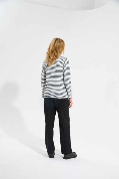 Лонгслив 4.6.2-235-3 бело-черный,